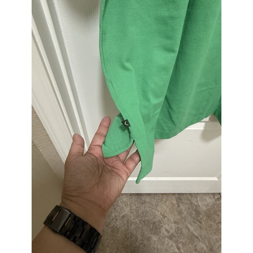 NWT Callaway Polo Golf Shirt Mens Large Kelly Green 100% Cotton Short Sleeve - Picture 5 of 10